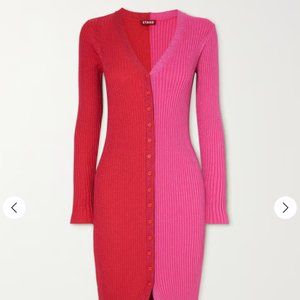 STAUD Shoko Sweater Dress S